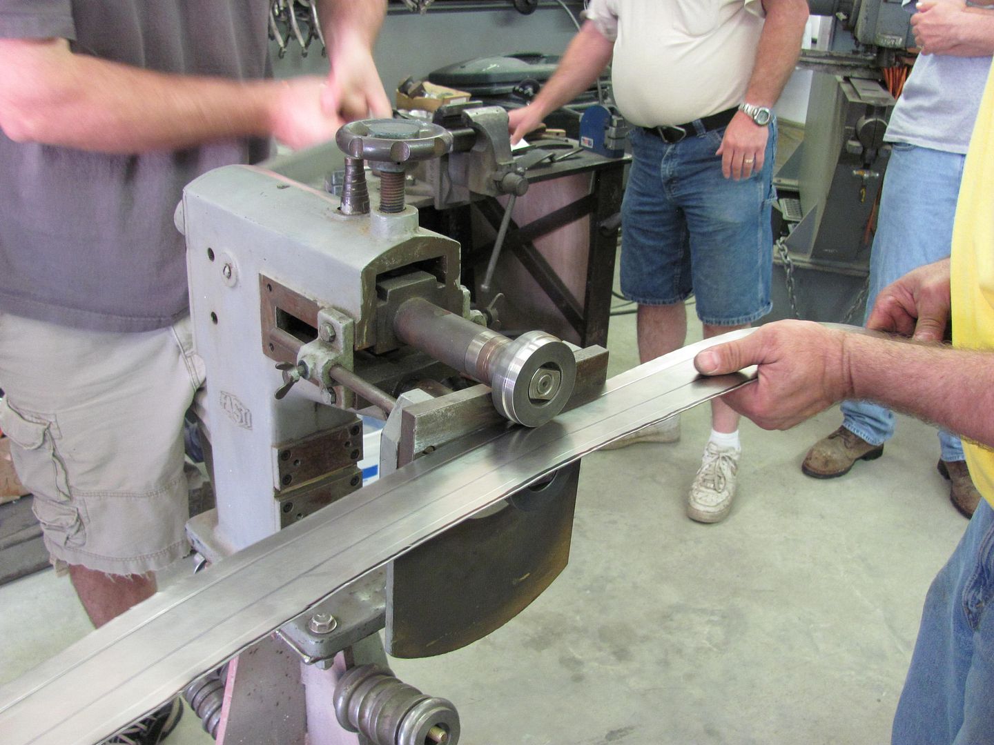 Panel forming using a bead roller The Forums
